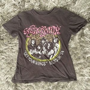 Gray Aerosmith Shirt